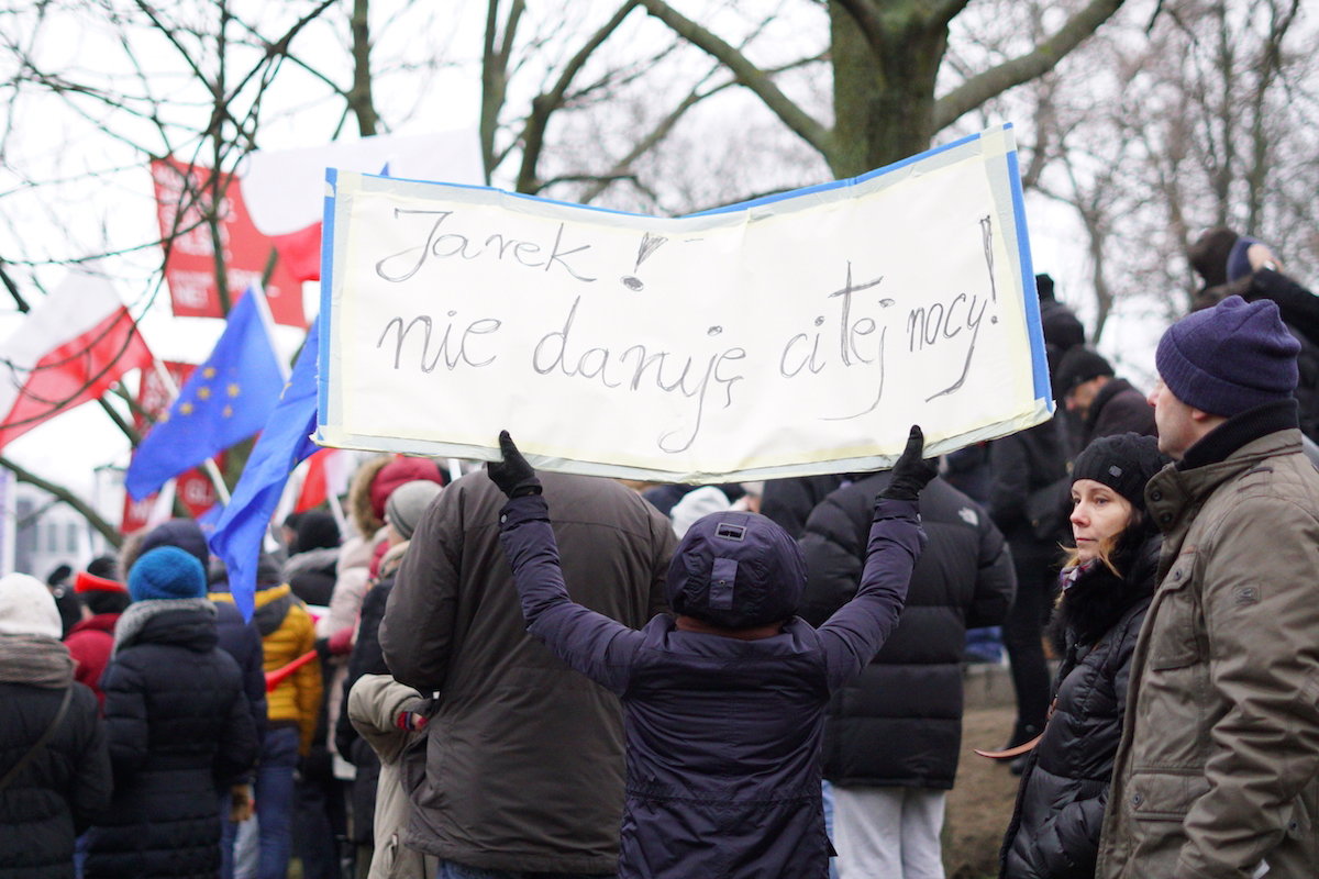 Demonstracja pod Sejmem