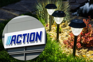 Lampka solarna z Action w 2 wersjach i za grosze