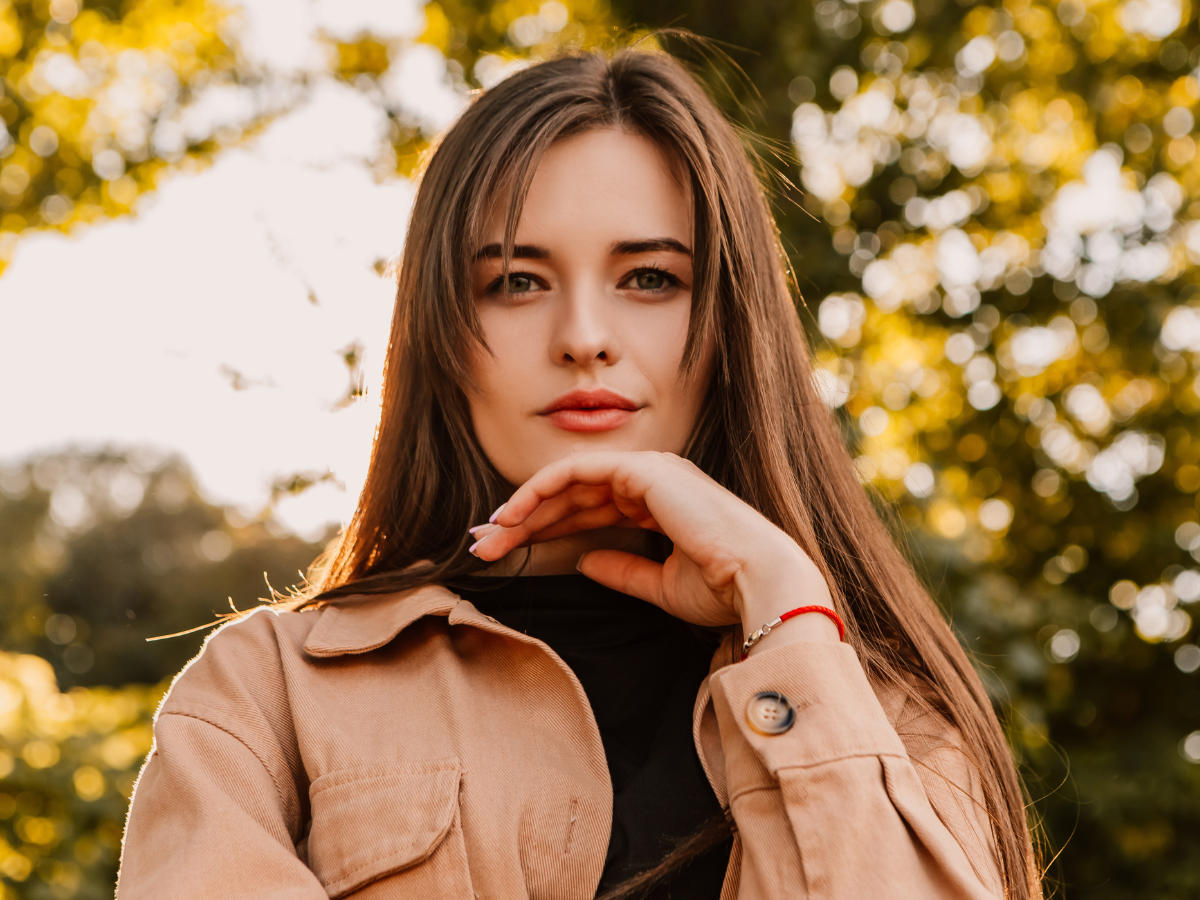 pewna siebie kobieta