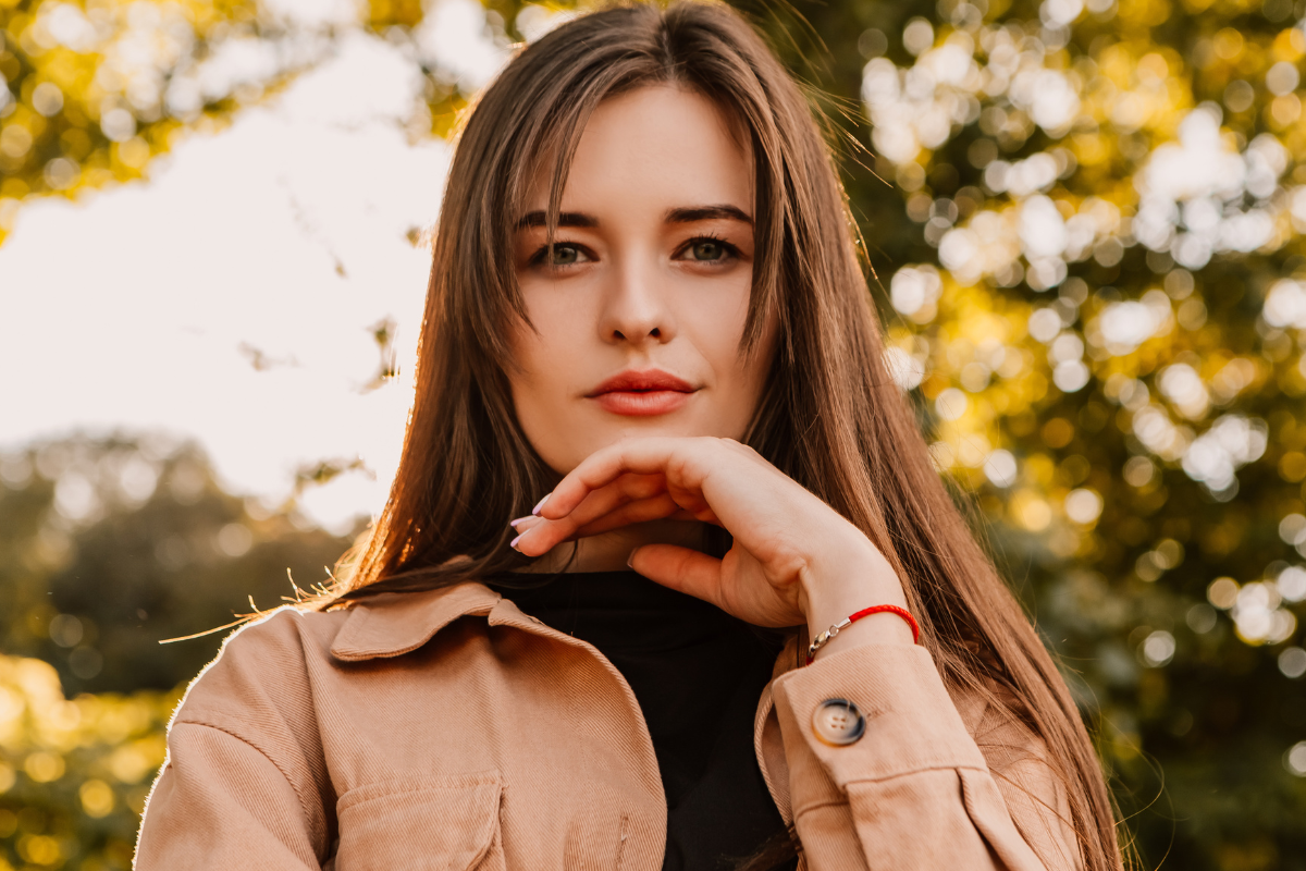 pewna siebie kobieta