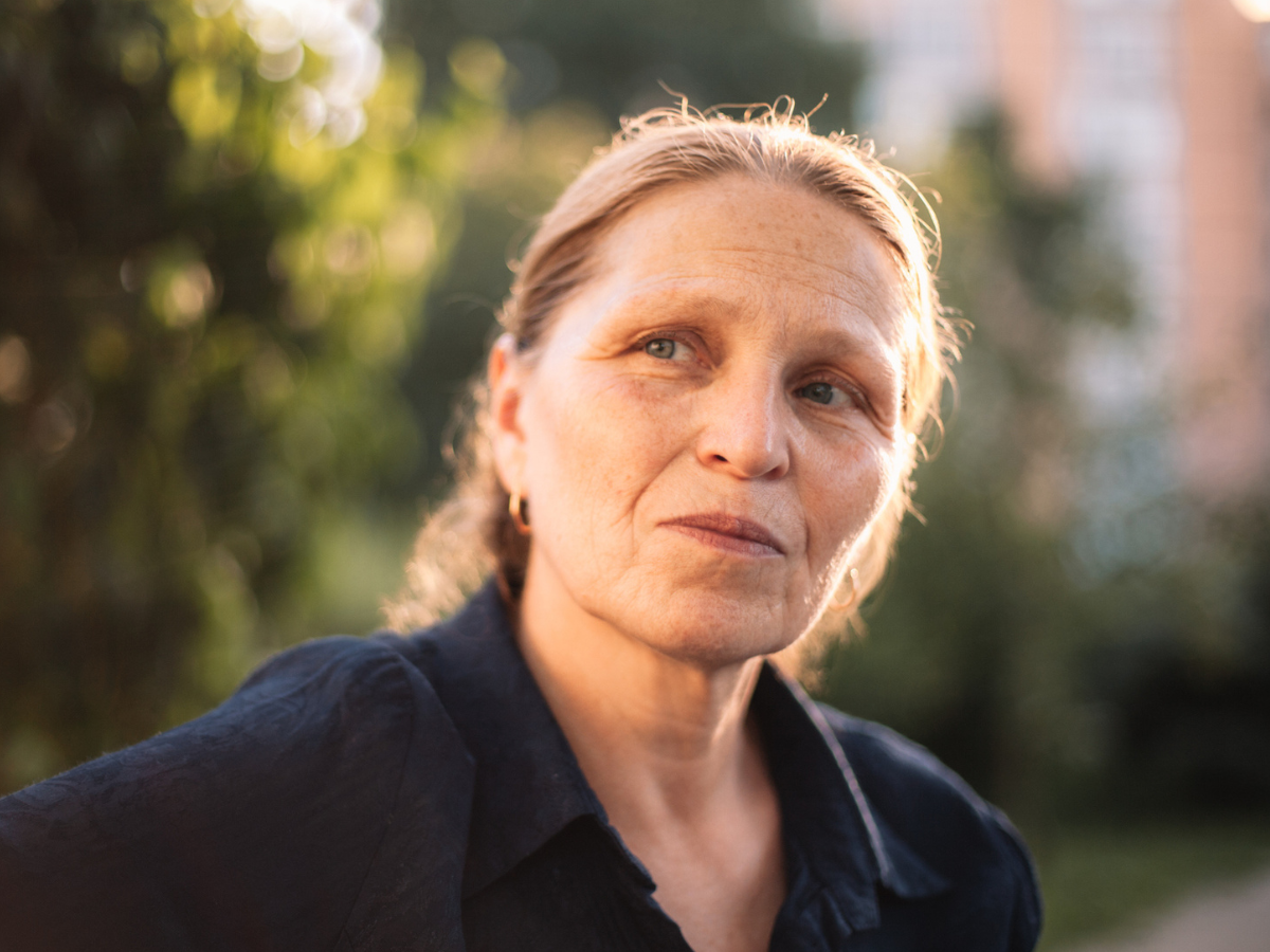 zszkowana kobieta