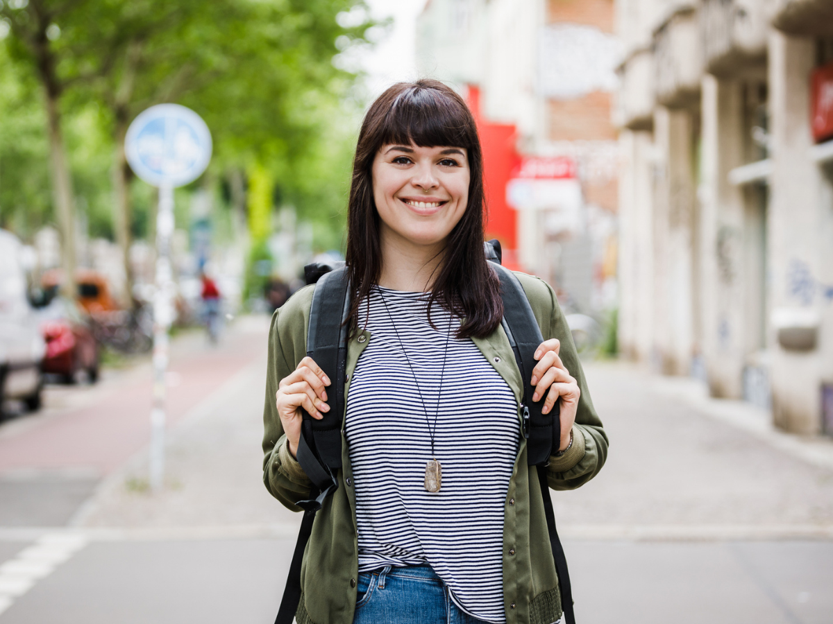 pewna siebie kobieta