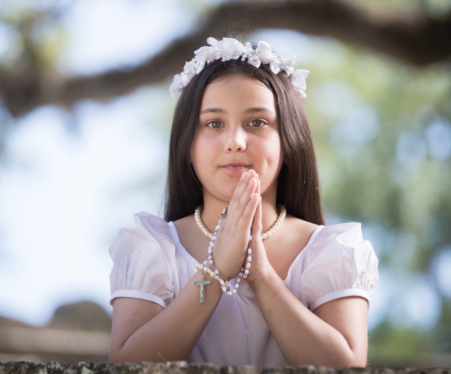 First Communion girl