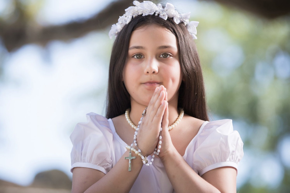 First Communion girl