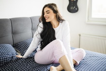 pilates w łóżku dla leniwych