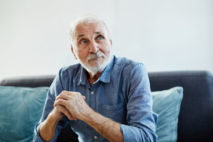 portrait senior man elderly old retirement mature