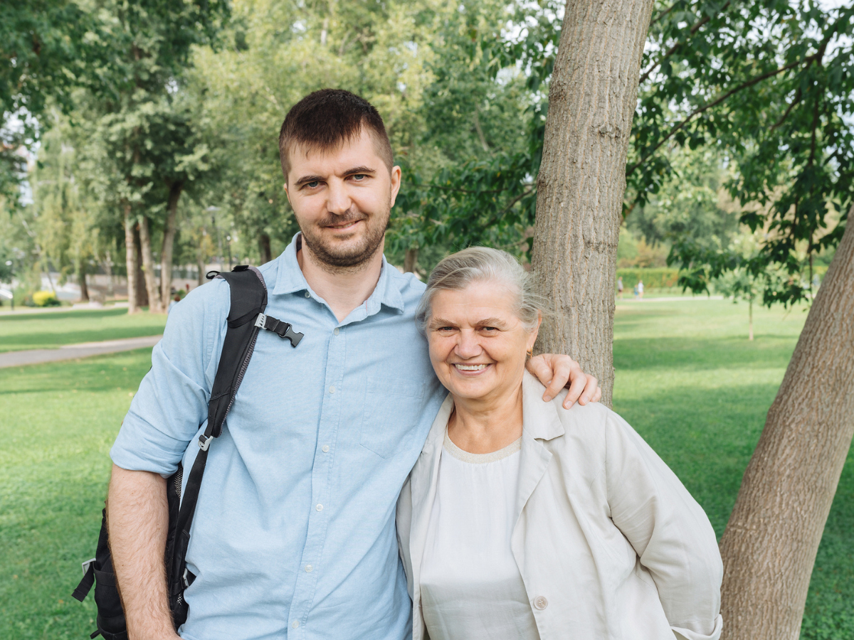 mama z synem