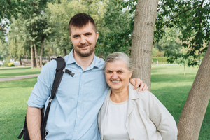 mama z synem