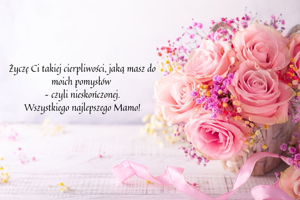 Krótkie i wesołe życzenia na Dzień Mamy