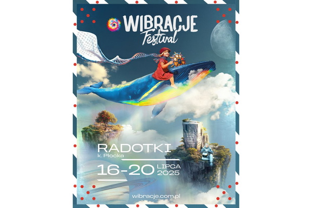 Akcja Festiwalu Wibracje 12metrowy Wieloryb pływa w Wiśle