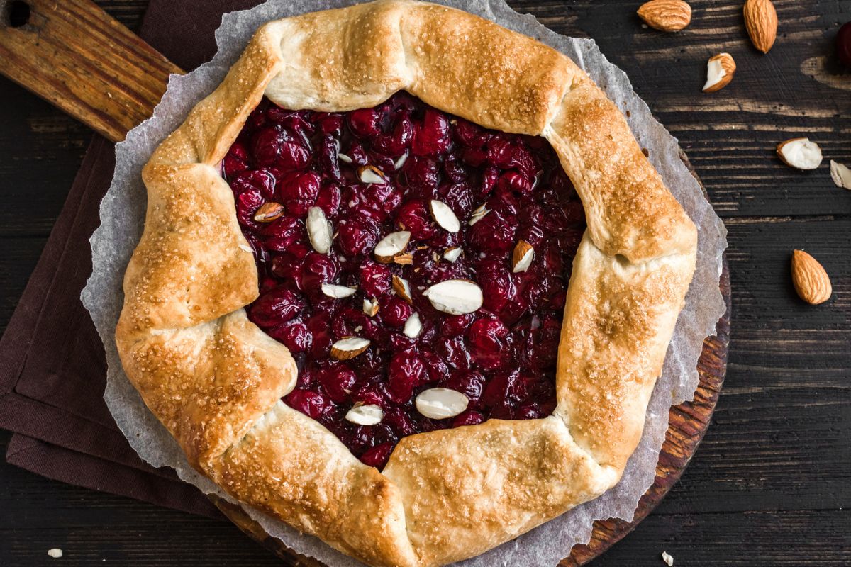 galette z czereśniami
