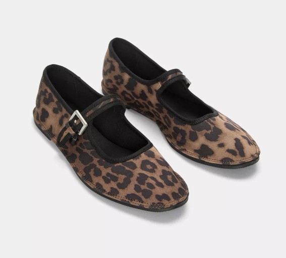 Baleriny w panterkę z Pull&amp;Bear