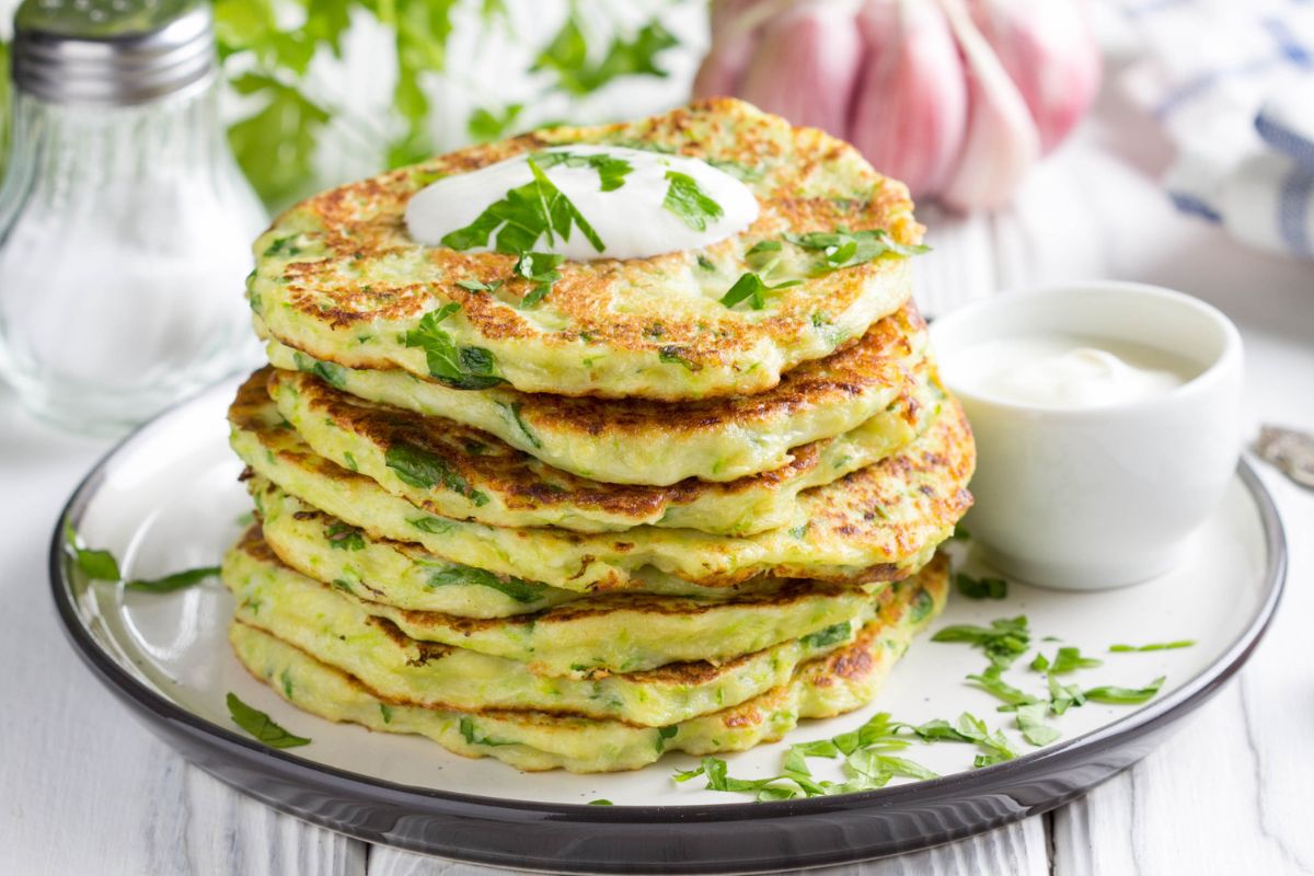 placki z kabaczka z panko