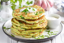 placki z kabaczka z panko
