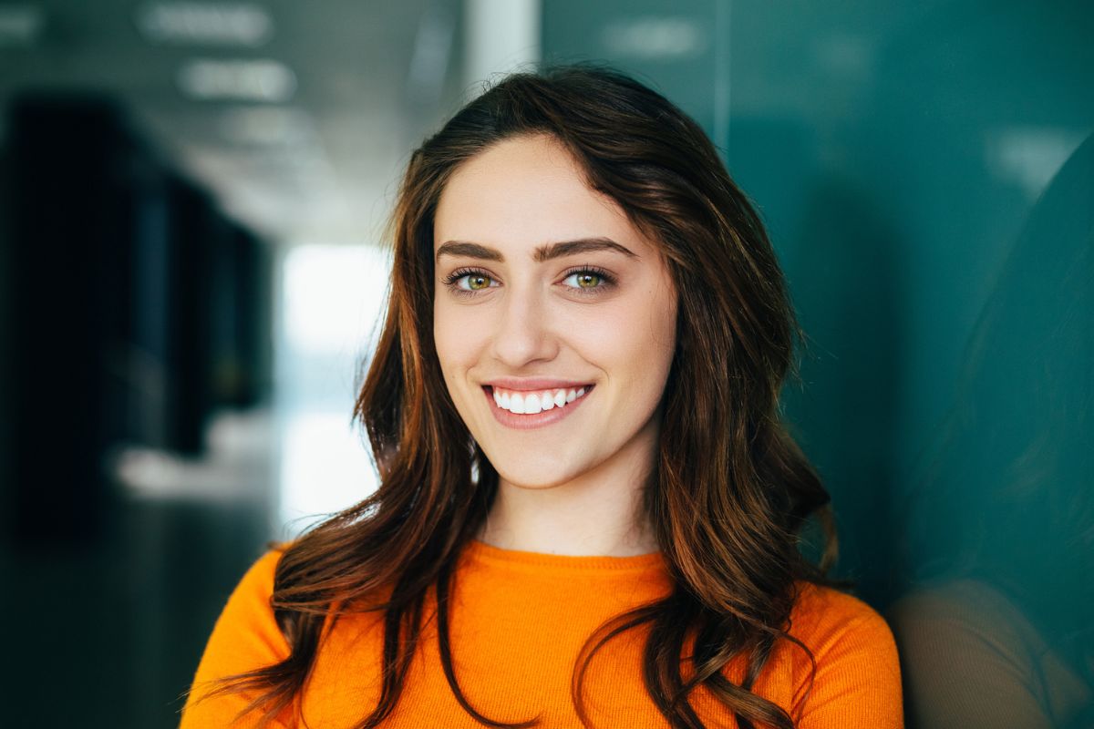 pewna siebie kobieta