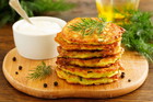 Placki z kabaczka z parmezanem