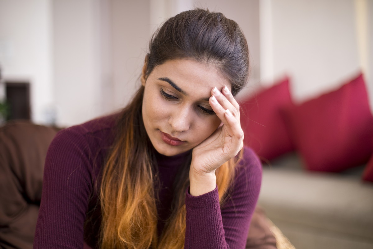 Sad young woman