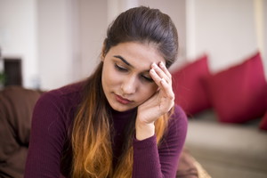 Sad young woman