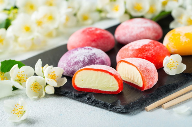 japońskie słodycze mochi