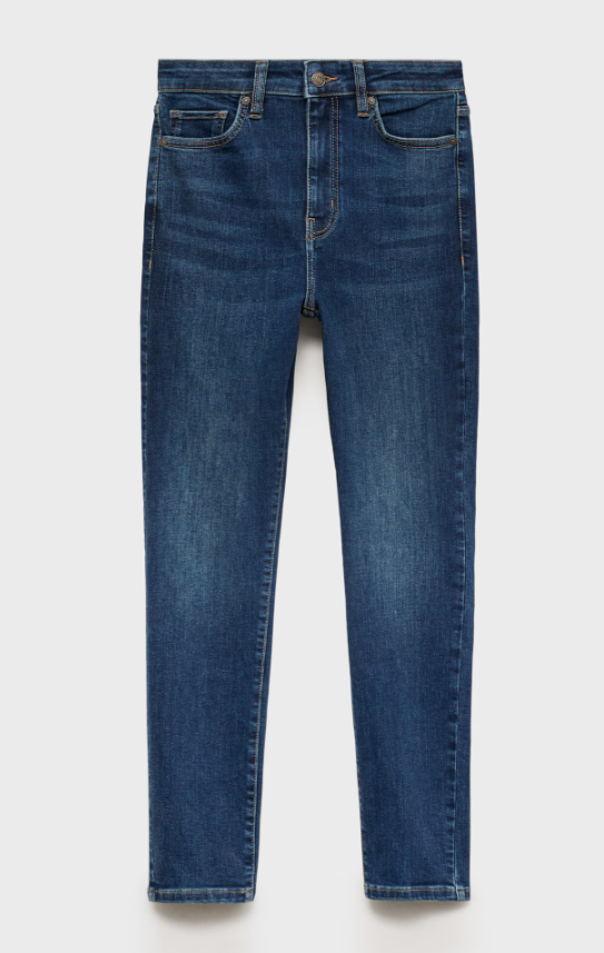 Jeansy skinny z wysokim stanem - Mango