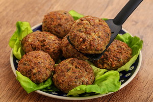 Kotlety mielone z kurkami