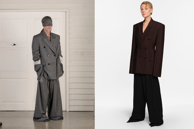 Oversize'owe garnitury