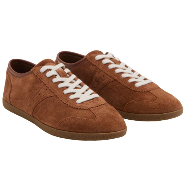 Brązowe sneakersy