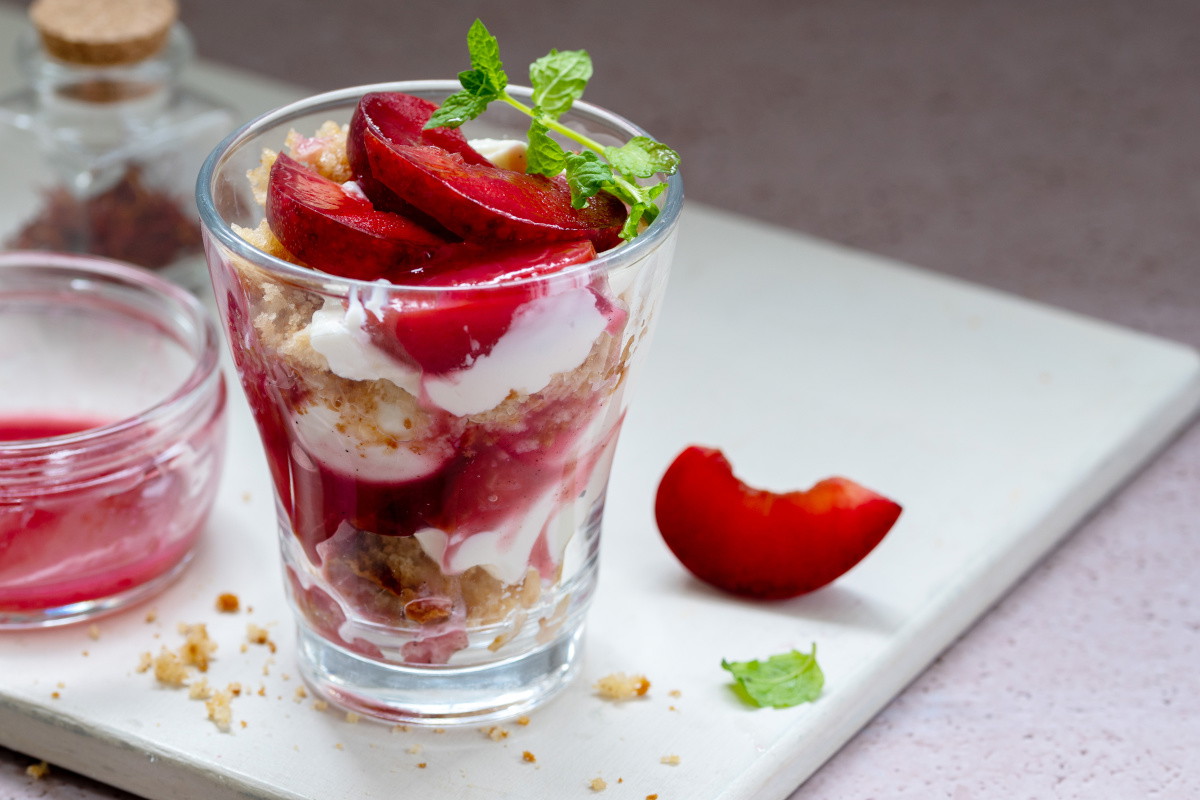 Śliwkowe parfait