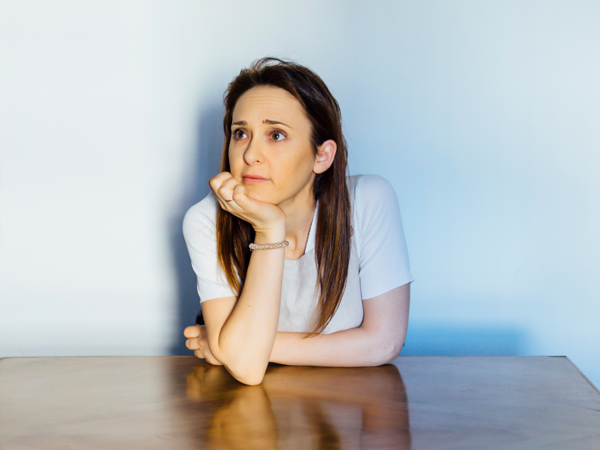 rozczarowana kobieta