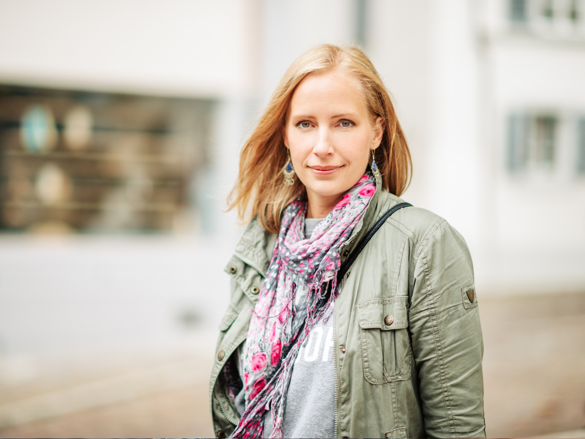 pewna siebie kobieta