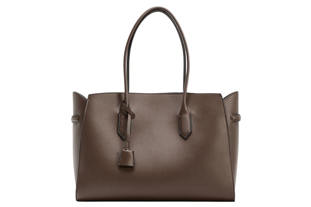 Shopper w kolorze czekolady, Zara