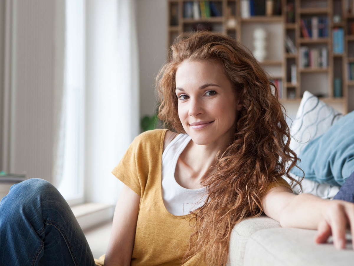 pewna siebie kobieta