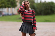 Plisowana spódnica