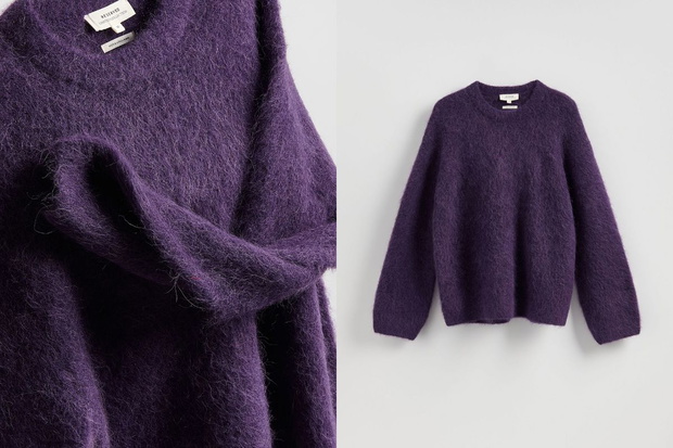 Sweter z wełną alpaki