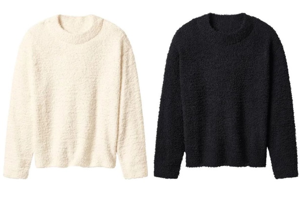 Sweter z pluszu w Lidlu