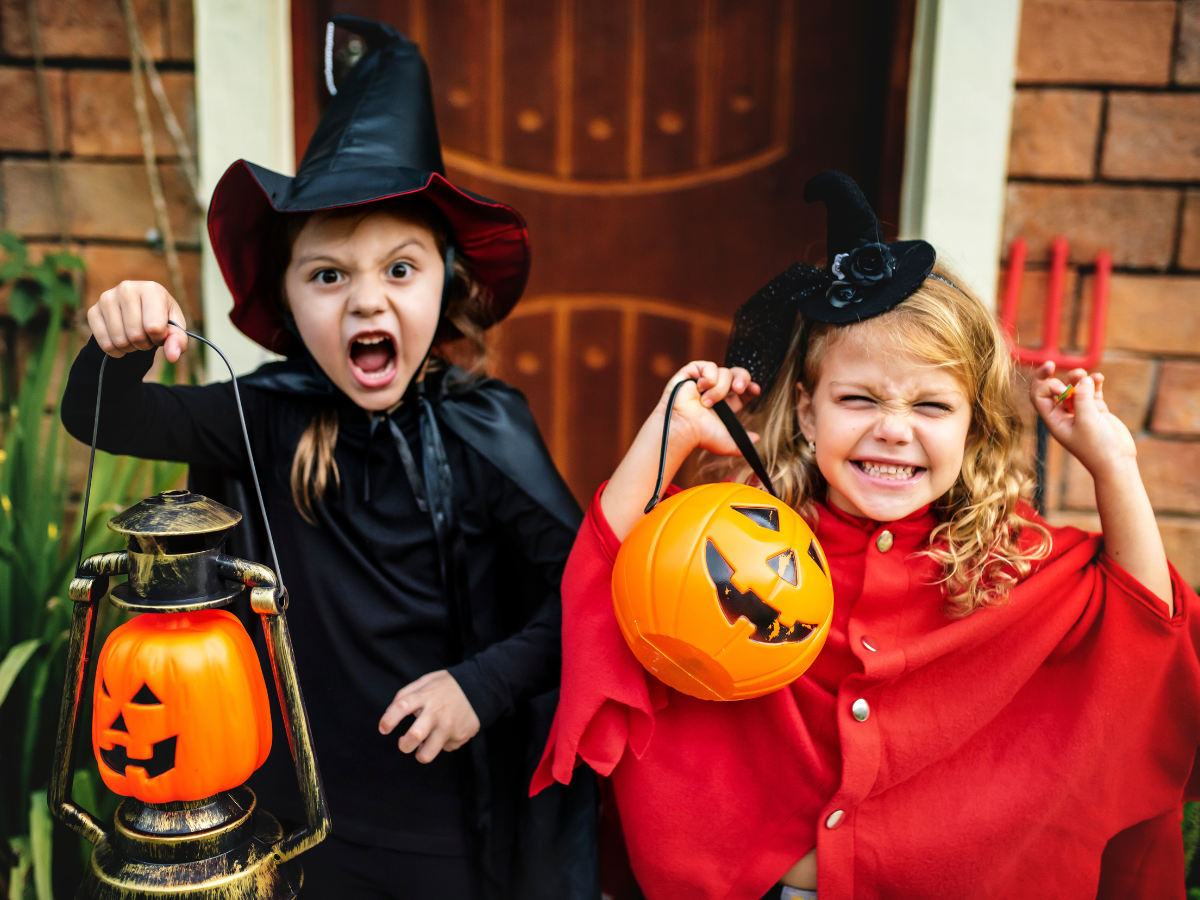 dzieci Halloween