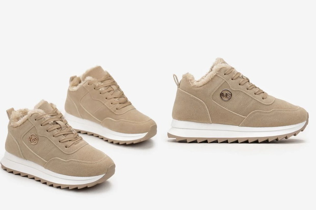 Ocieplane sneakersy z Born2Be