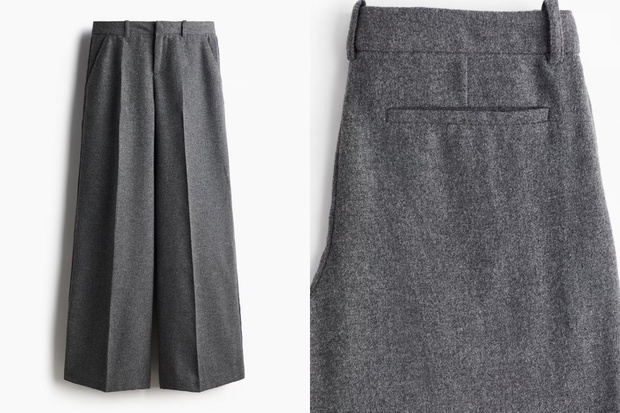 Spodnie z dodatkiem wełny z H&amp;M