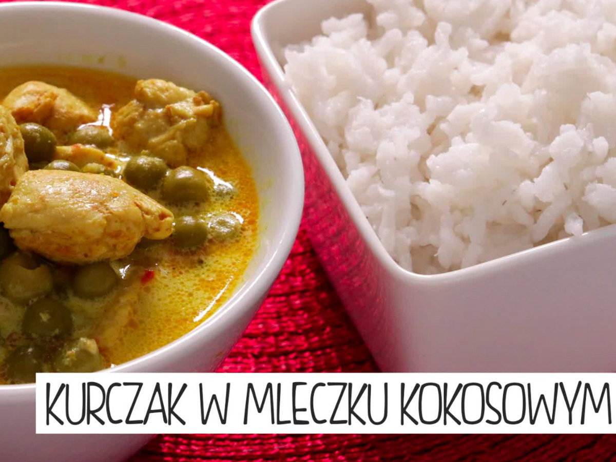 kurczak w mleczku kokosowym
