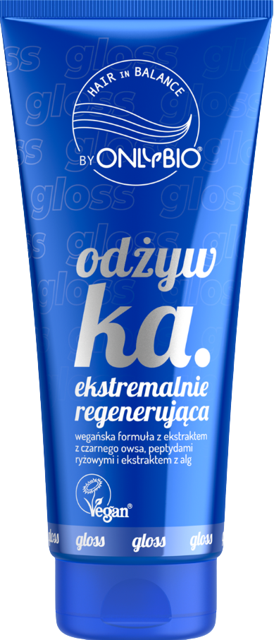 Ekstremalnie regenerująca odżywka do włosów OnlyBio Gloss Hair In Balance