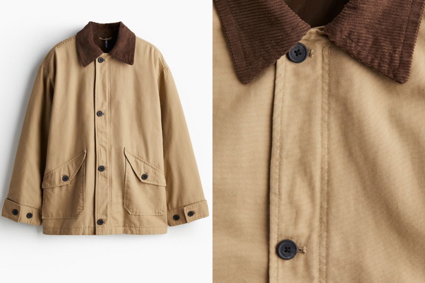 Canvas jacket z H&amp;M