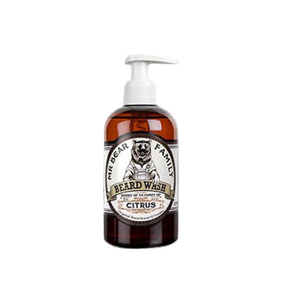 Cytrusowy szampon do brody, Mr Bear, Family Citrus, 250 ml, cena ok. 112 zł