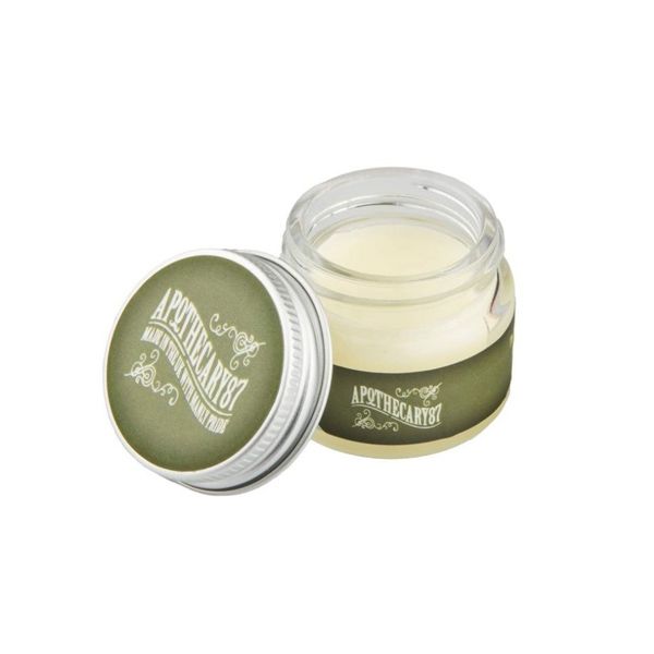 Wosk do wąsów w słoiczku, Wanilia i Drzewo Sandałowe, Apothecary 87, 15 ml, cena ok. 43 zł