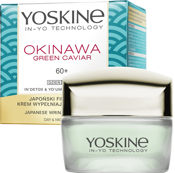 Japoński krem przeciwzmarszczkowy Yoskine Okinawa Green Caviar