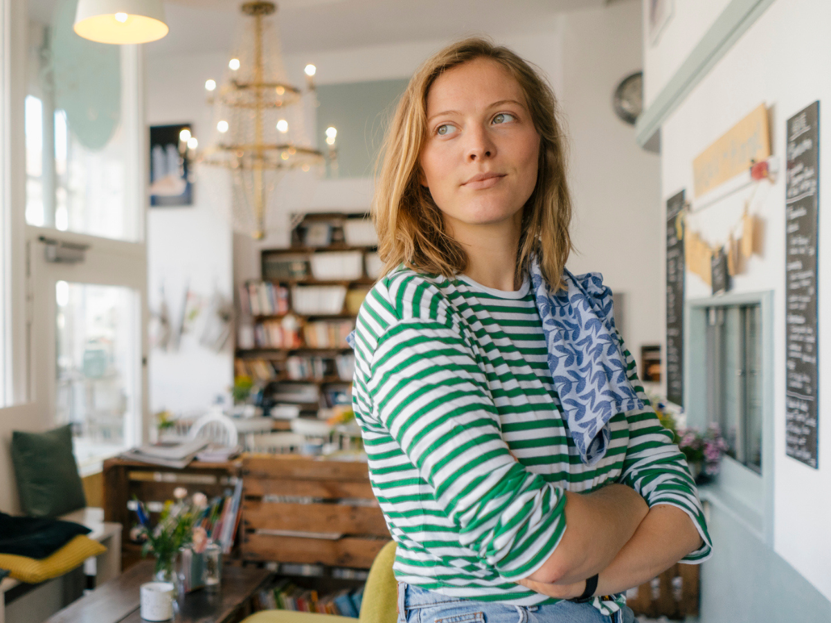 zmartwiona kobieta