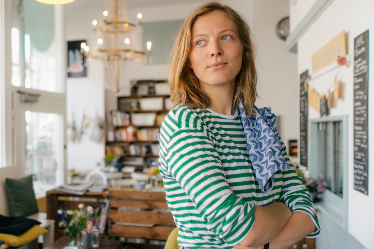 zmartwiona kobieta