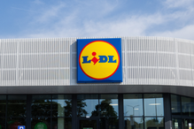 Sukienka kapsułowa Lidl beżowa midi taupe za 99 zł
