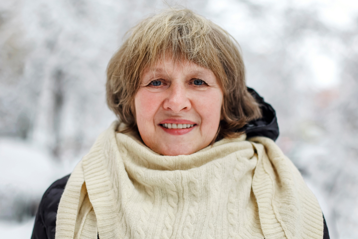 zaskoczona kobieta