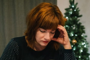 Załamana kobieta