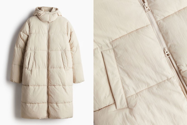 Puchowa kurtka z H&amp;M